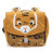Cartable 32cm 302 DEGLINGOS toile 30 speculos le tigre