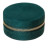 BOITE A BIJOUX FORMAT VOYAGE  ref YVONNE MAISON SCARLETT velours vert