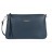 Pochette LANCASTER de la ligne DUNE cuir de vachette grainé bleu fonce Pochette LANCASTER de la ligne DUNE cuir de vachette grainé bleu fonce