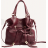 Sac seau A10110 Premier Flirt LANCEL. vachette grainee 26 cassis