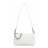 Sac trotteur 433-14 Suave even LANCASTER refente cuir de vachette blanc casse