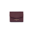 Porte monnaie à rabat 129-19 LANCASTER vachette grainee bordeaux fonce