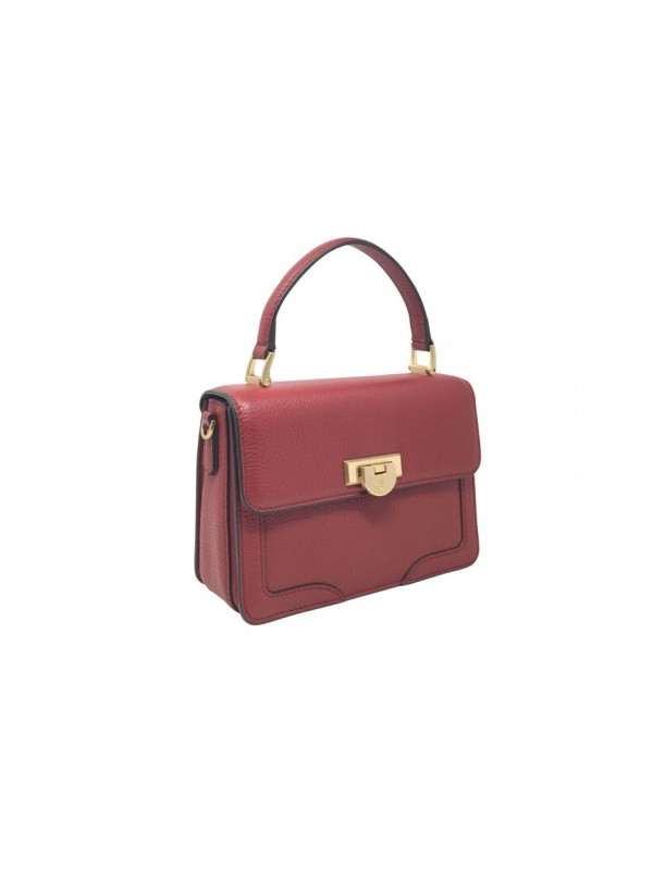 Sac Pourchet En Cuir Noir - 29x17x7 Cm - Porté épaule Occasion Authentique