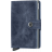 Etui cartes RFID avec protection cuir Mv vintage SECRID cuir et metal bleu