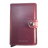 Etui cartes RFID avec protection cuir M original SECRID cuir et metal red